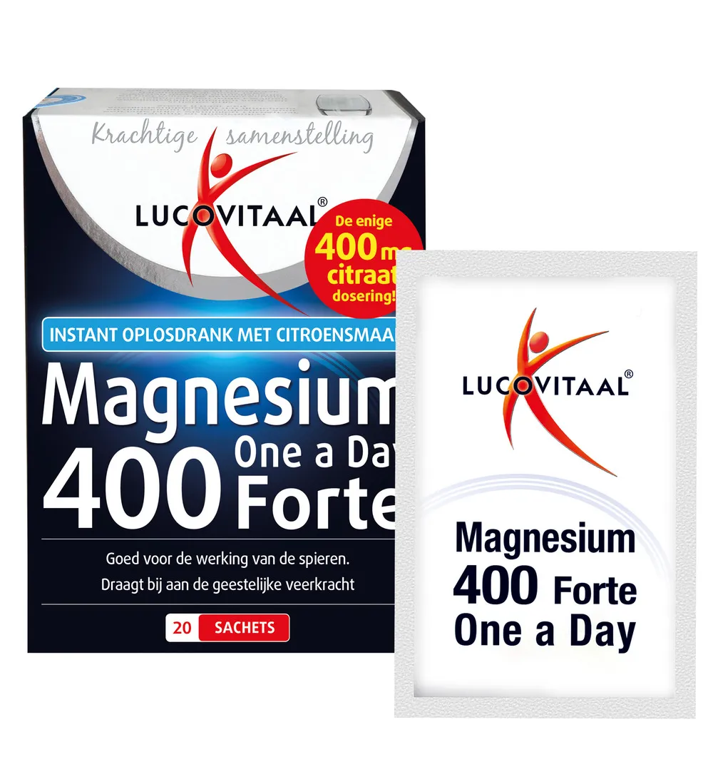 Lucovitaal Magnesium Citraat Poeder (20 sachets) - image 2