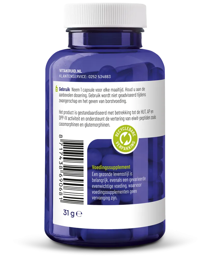 Vitakruid DPP-IV Ultimate Biocore® Optimum Complete Enzymen (90 vega capsules)