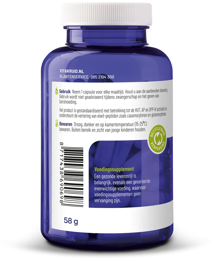 Vitakruid DPP-IV Ultimate Biocore® Optimum Complete Enzymen (180 vega capsules)