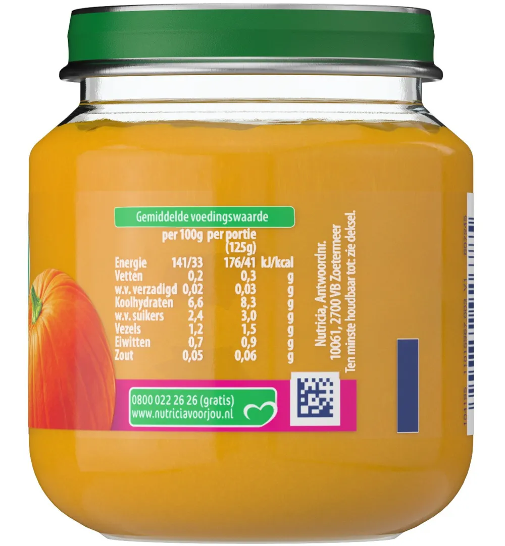 Olvarit Pompoen rijst 4M76 (125 gr)