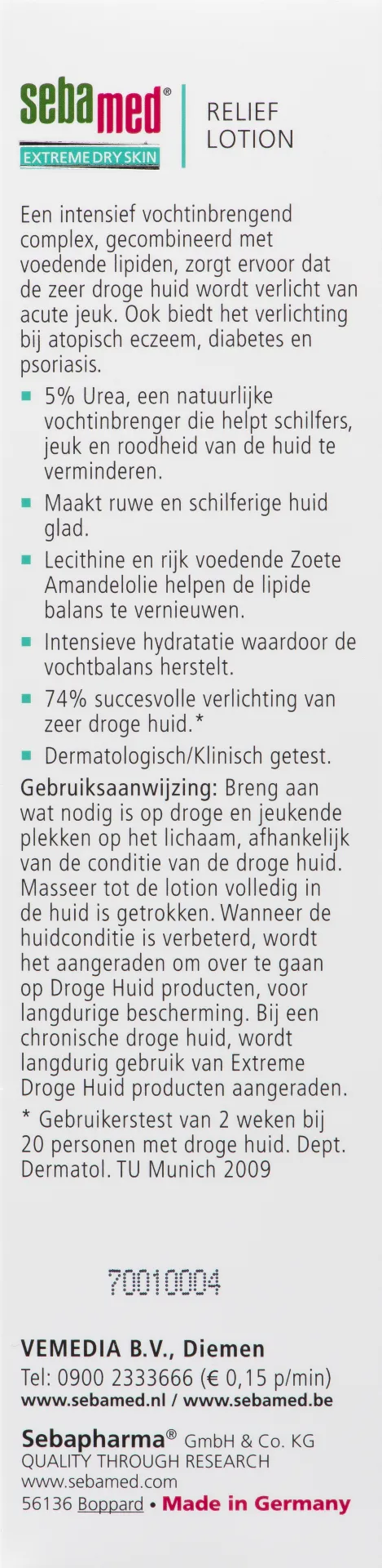 Sebamed Extreme dry urea relief lotion 5% (200 ml) - image 2