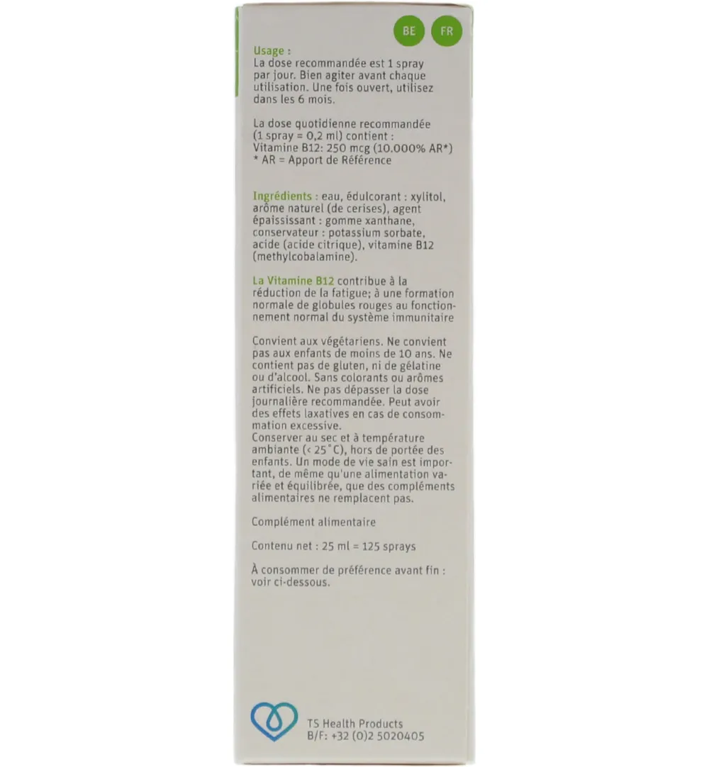 TS Choice Vitaminespray vitamine B12 bio (25 ml) - image 6