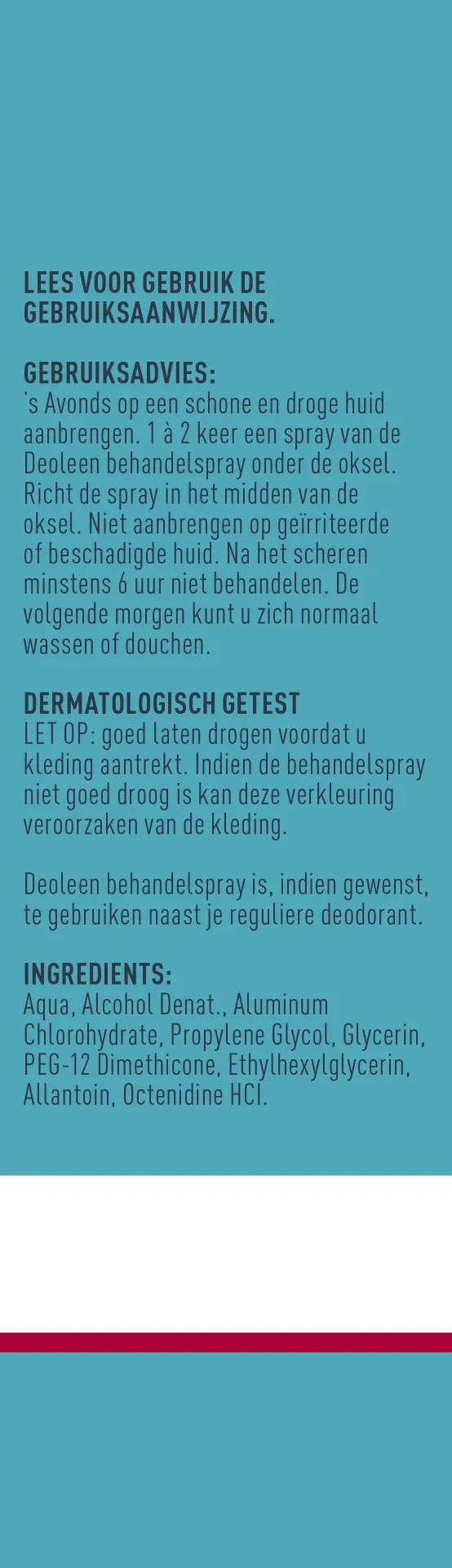 Deoleen Anti-transpirant behandelspray (25 ml) - image 3