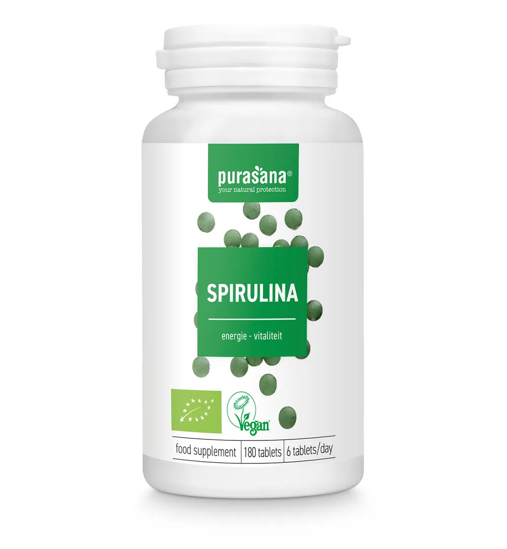 Purasana Spirulina Vegan Bio (180 tabletten) - image 5