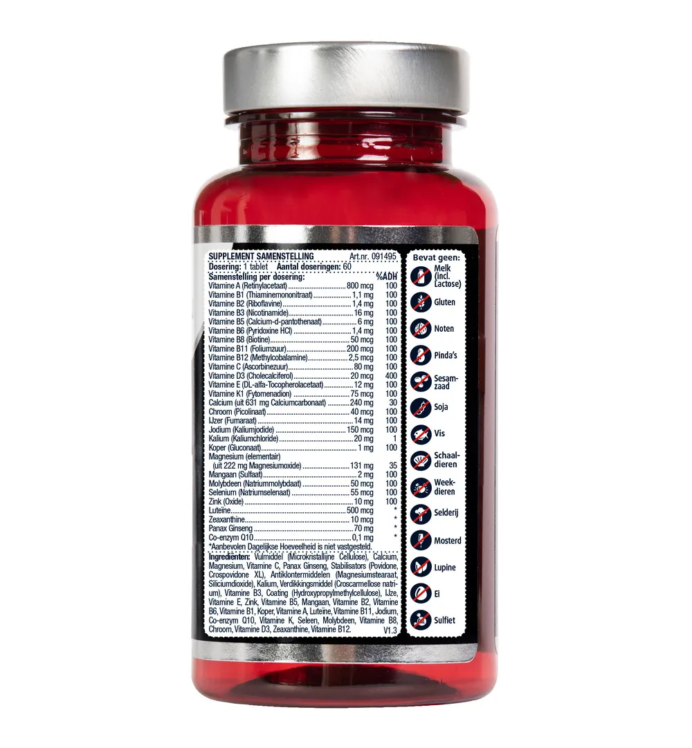 Lucovitaal Multi A-Z 65+ (60 tabletten)