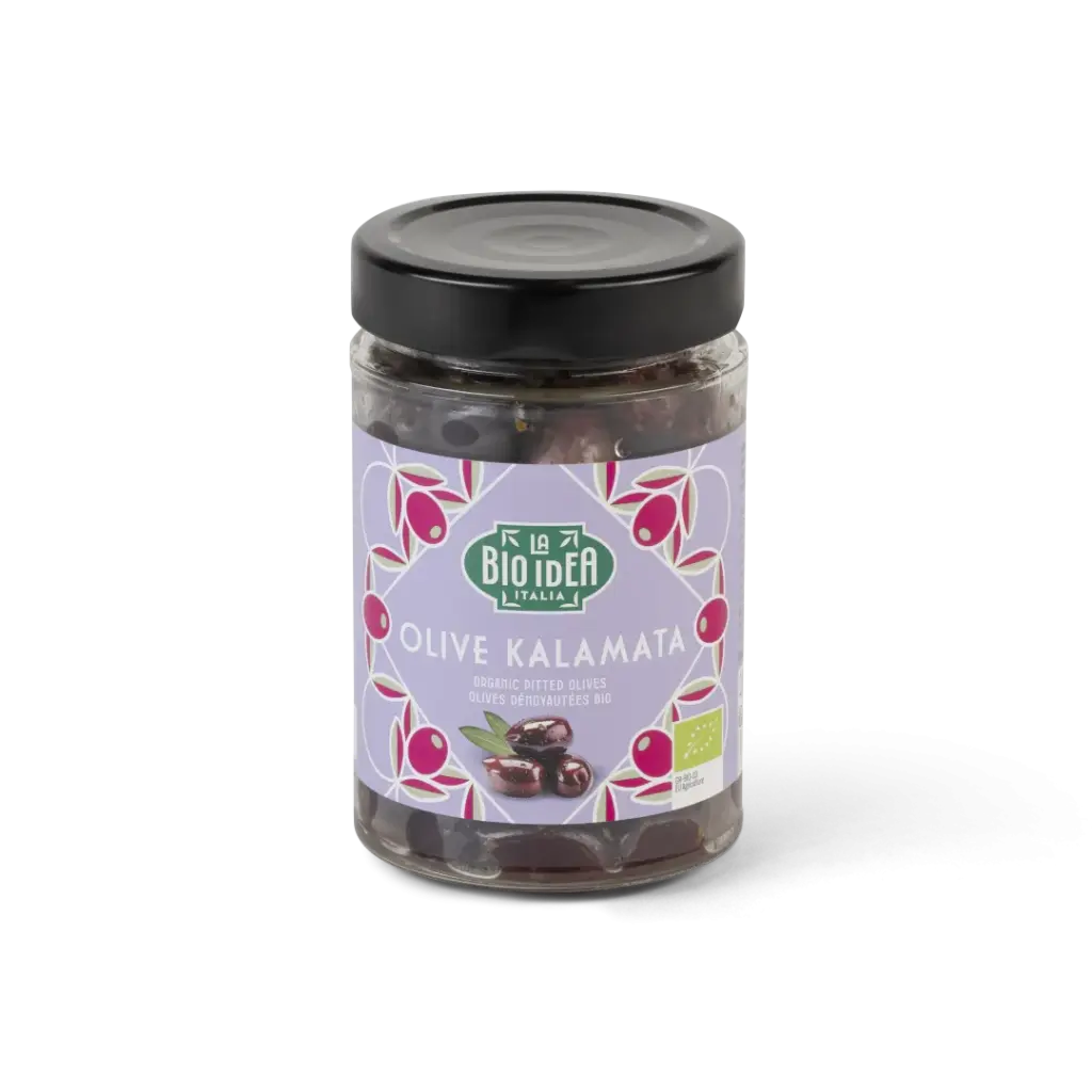La Bio Idea Olijven Zwart Kalamata Ontpit Bio (180 gr)