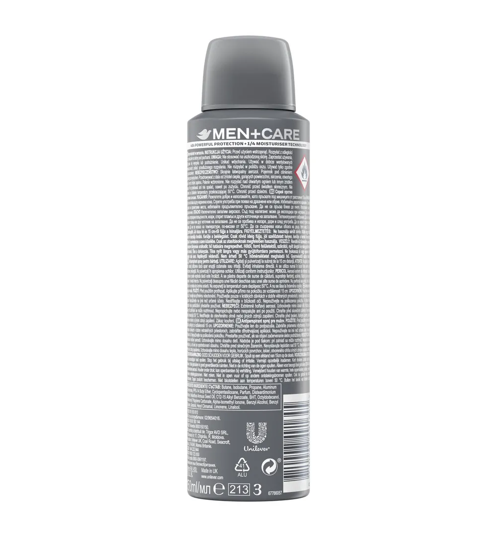 Dove Men+ care deodorant spray sport active + fresh (150 ml) - image 2