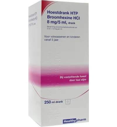 Healthypharm Broomhexine Hoestdrank 8mg (250 ml)