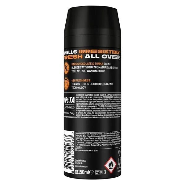Axe Deodorant bodyspray dark temptation (150 ml)