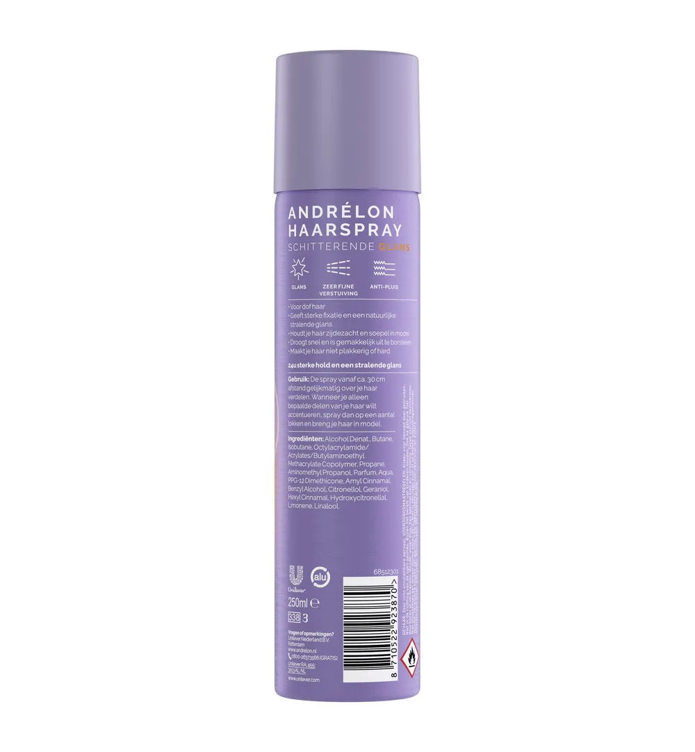Andrelon Hairspray Glans (250 ml) - image 2