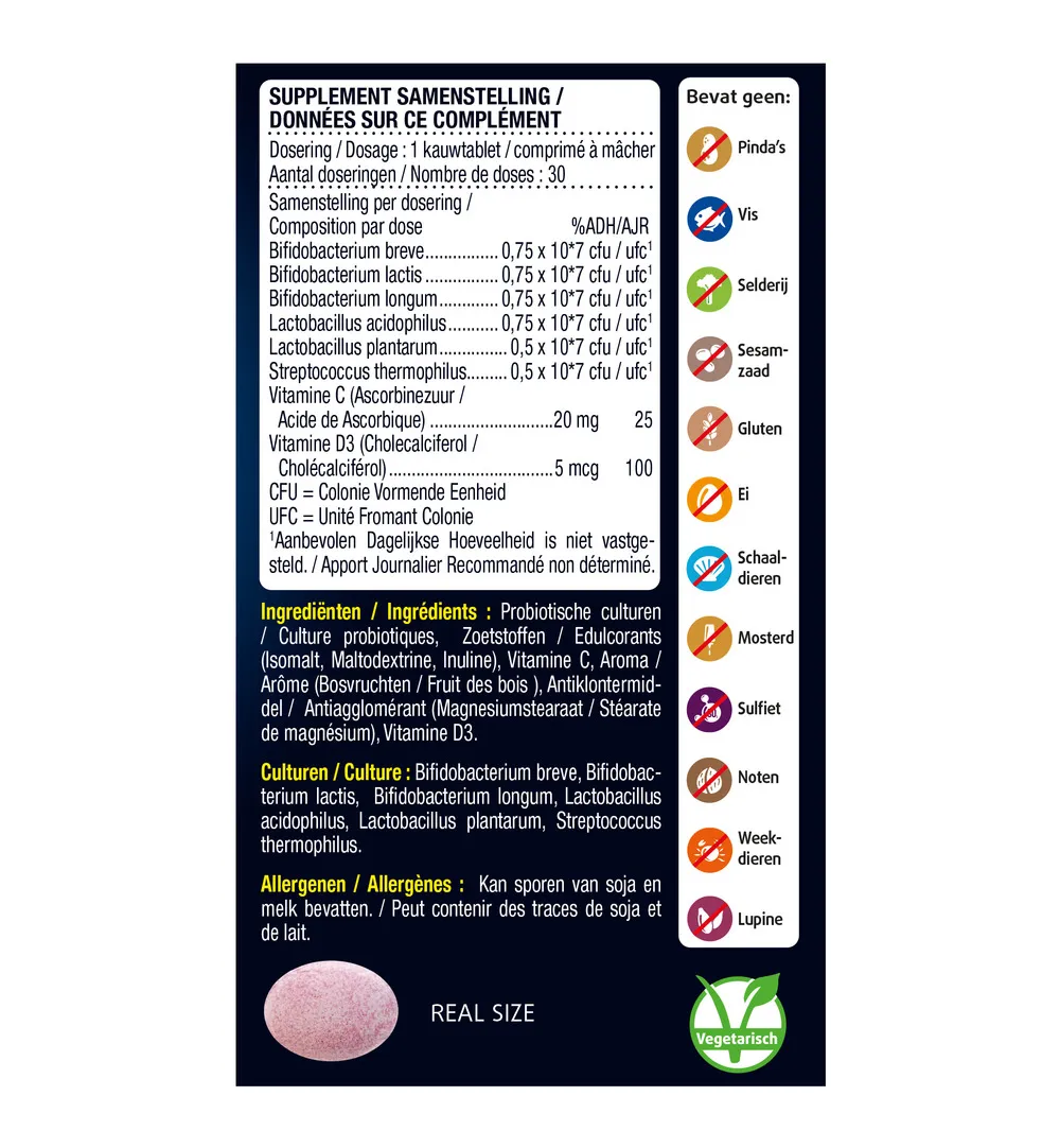 Lucovitaal Probiotica Kids (30 kauwtabletten) - image 2