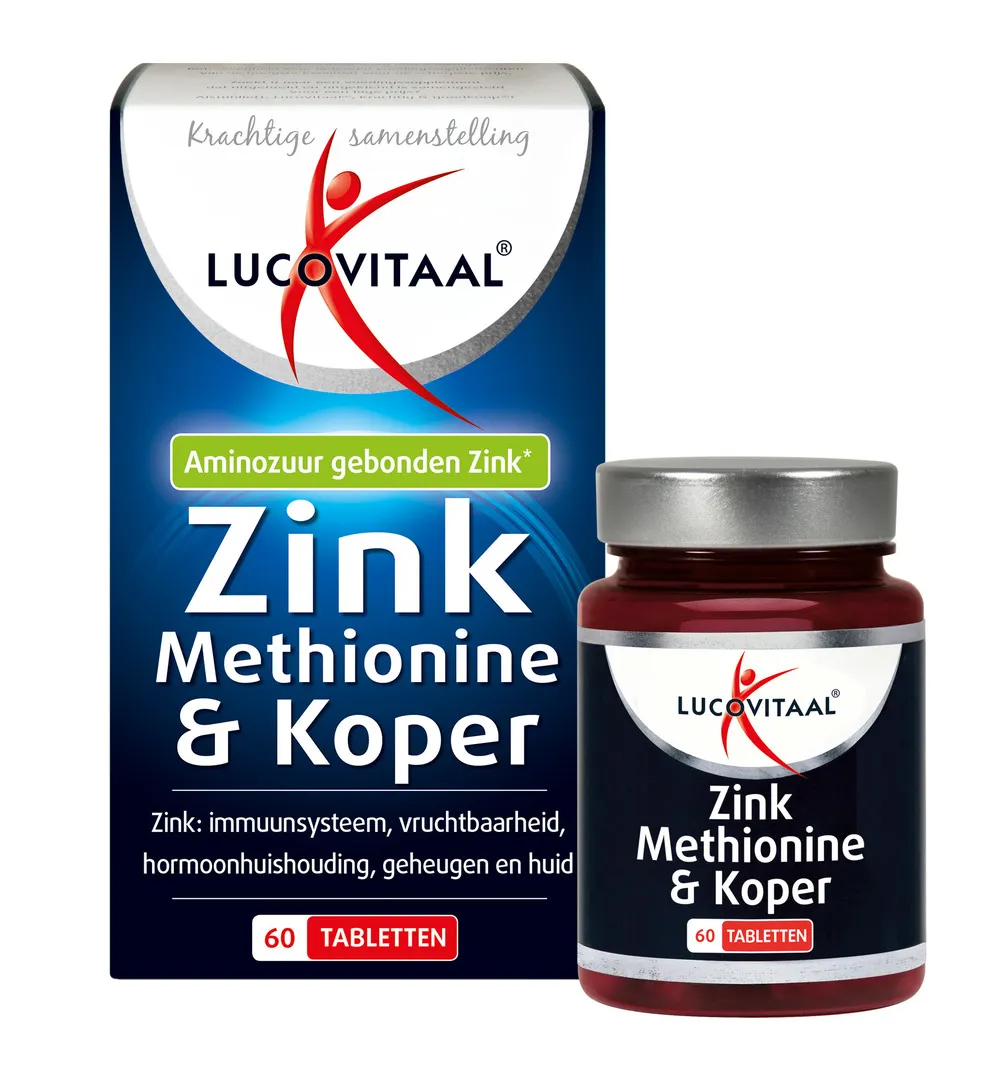 Lucovitaal Zinkmethionine & Koper (60 capsules) - image 3