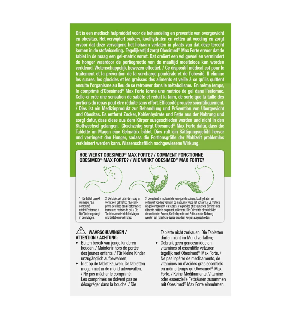 Lucovitaal Obesimed Max Forte (30 tabletten) - image 6