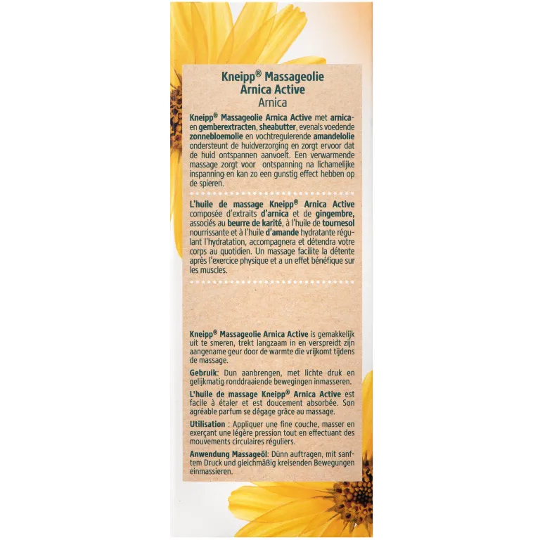 Kneipp Massageolie Arnica (100 ml) - image 3