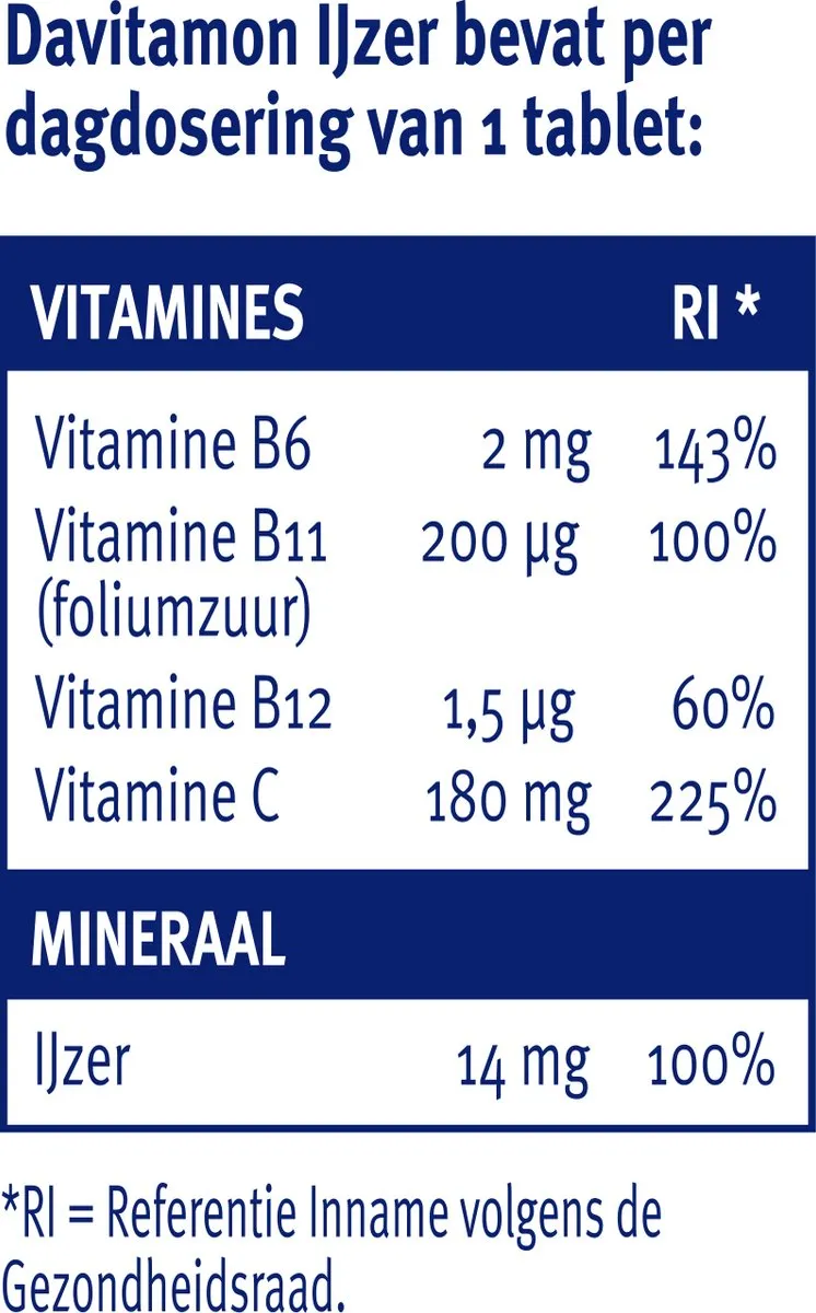 Davitamon IJzer met B12 (33 stuks) - image 3