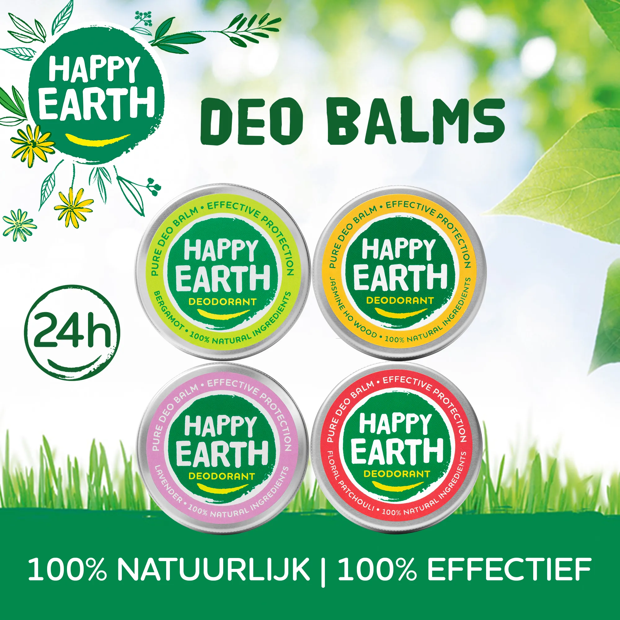 Happy Earth Deodorant balm jasmine ho wood (45 gr) - image 6