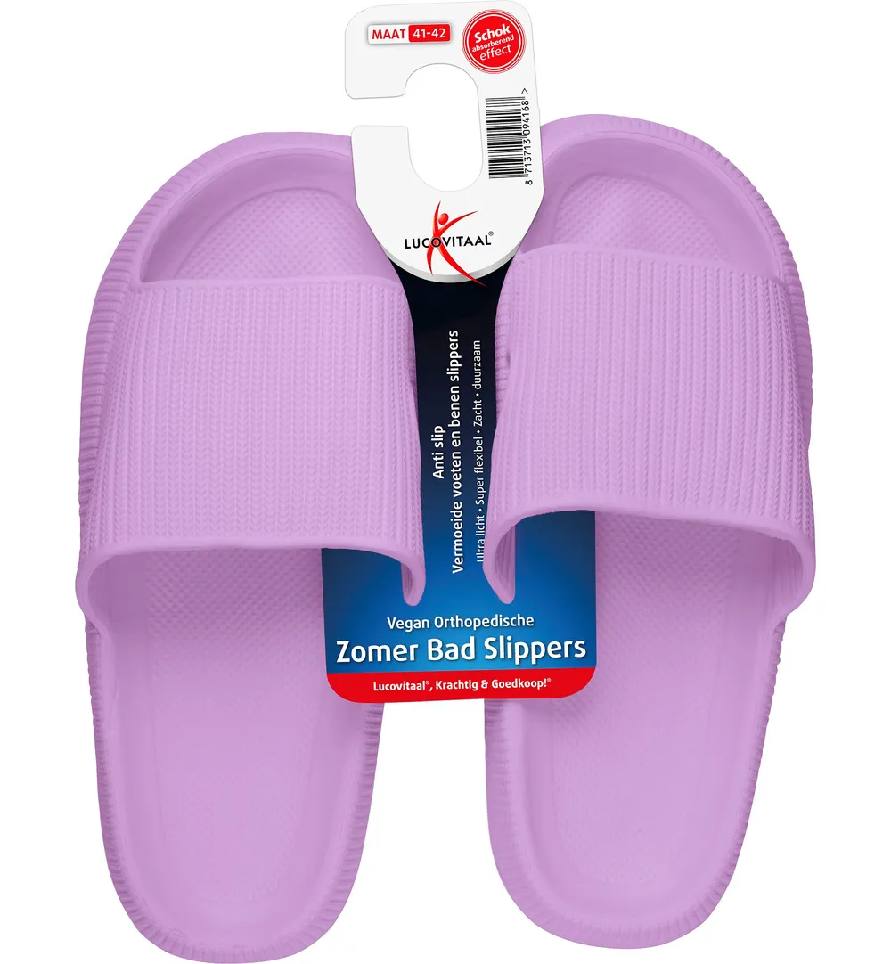Lucovitaal Orth. Badslippers 41-42 Roze (1 paar)