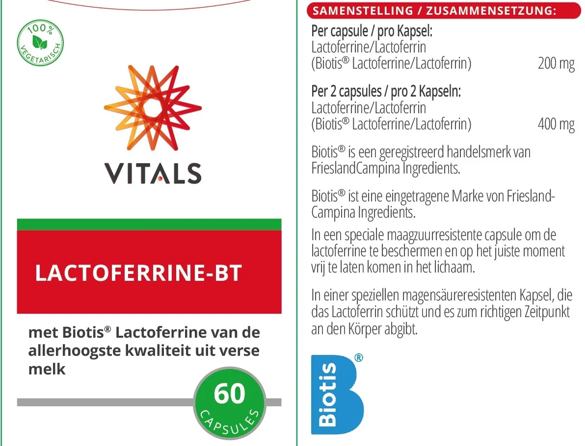 Vitals Lactoferrine-BT (60 softgels) - image 3
