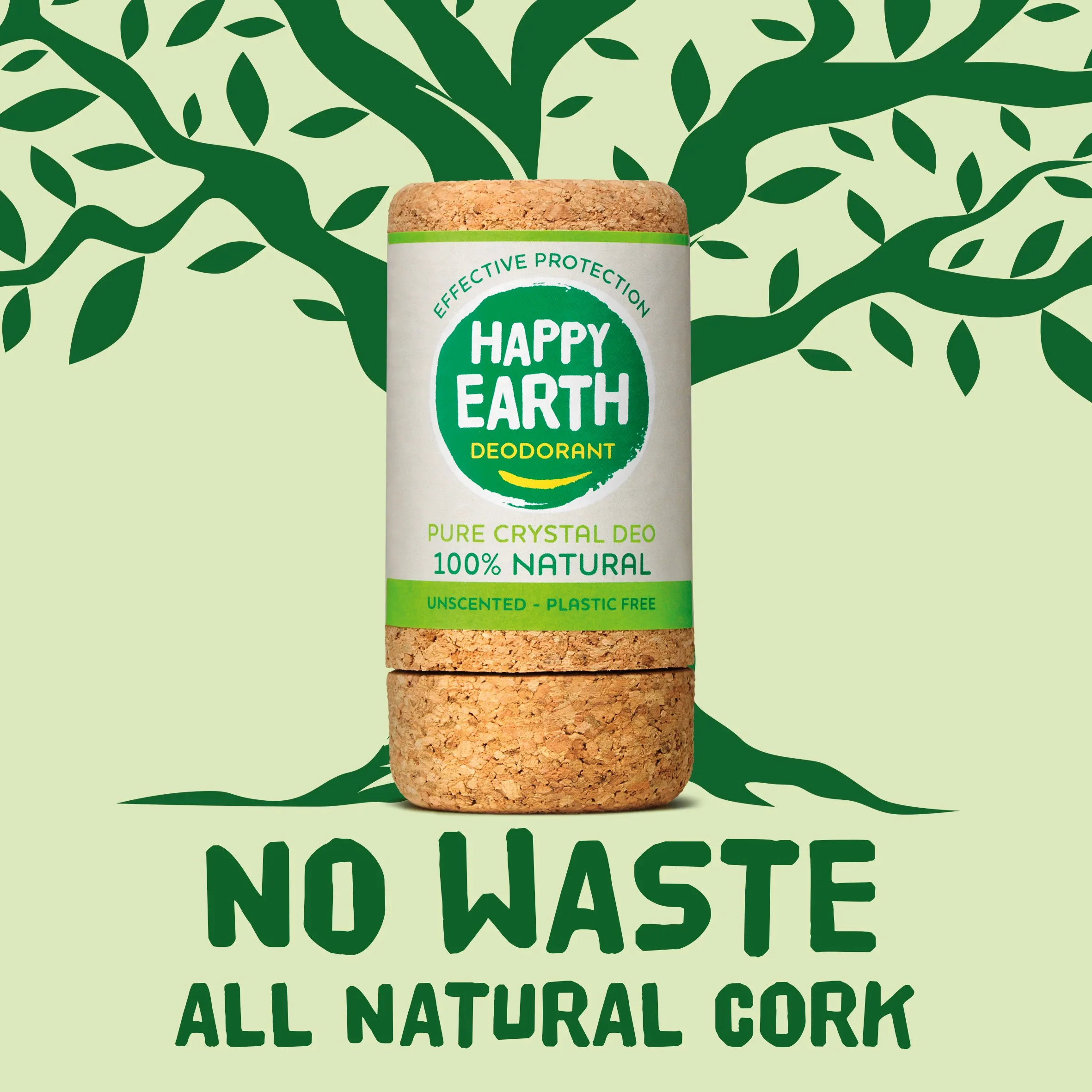 Happy Earth Pure crystal deodorant unscented (90 gr) - image 6