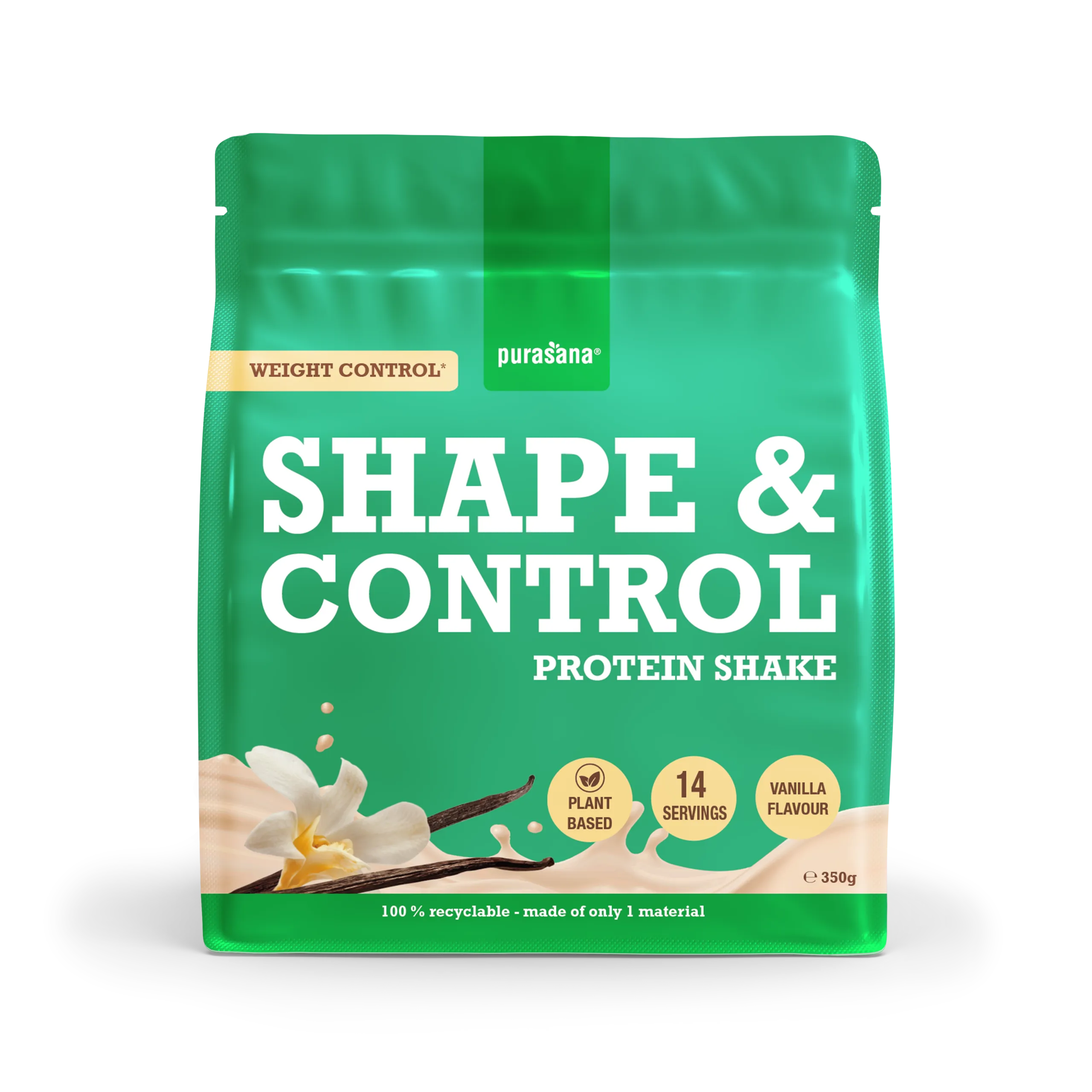 Purasana Shape & Control Plant Protein Vanille (350 gr)