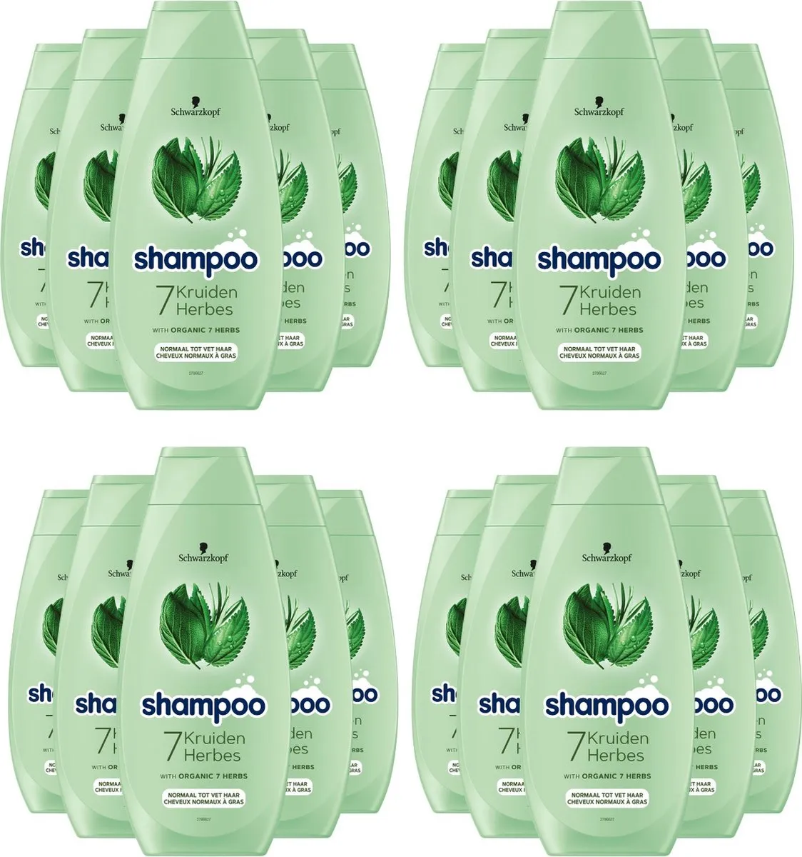 20x Schwarzkopf Shampoo 7 kruiden (400 ml)