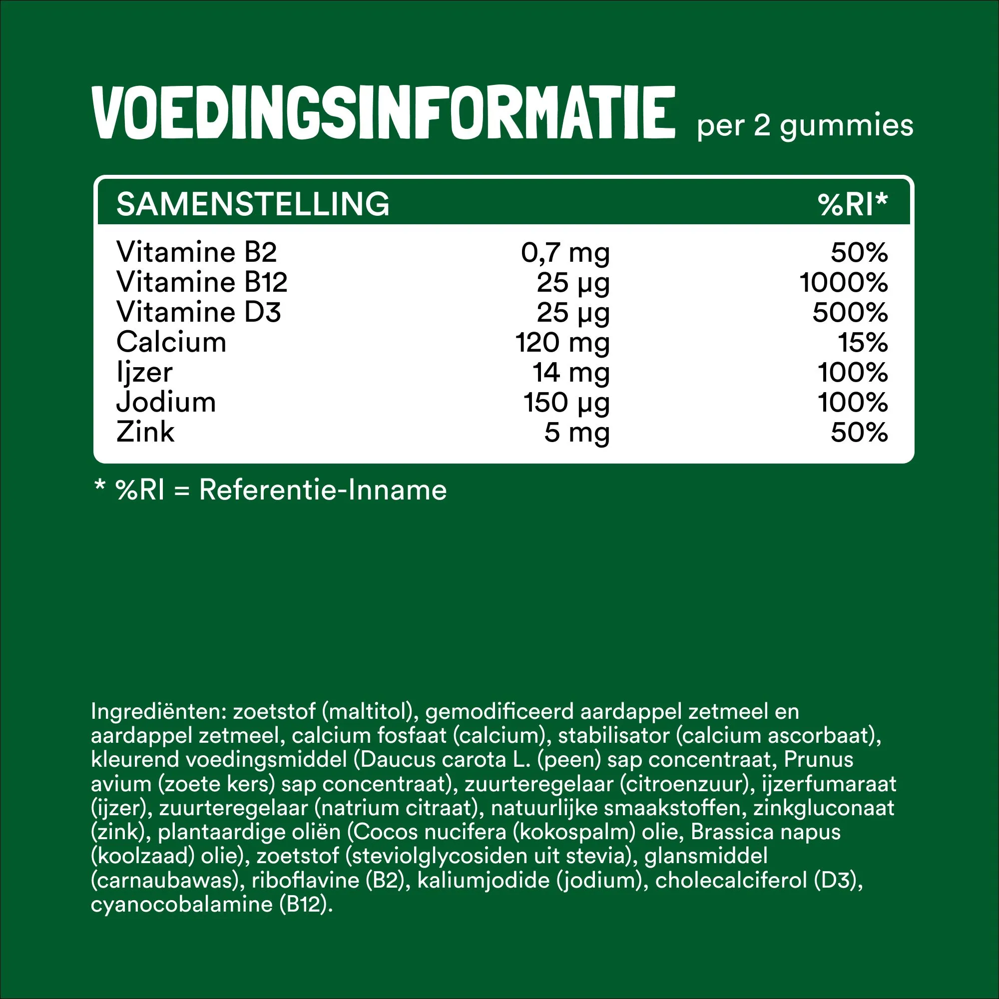 Yummygums Iron Complex Vegan (60 stuks)
