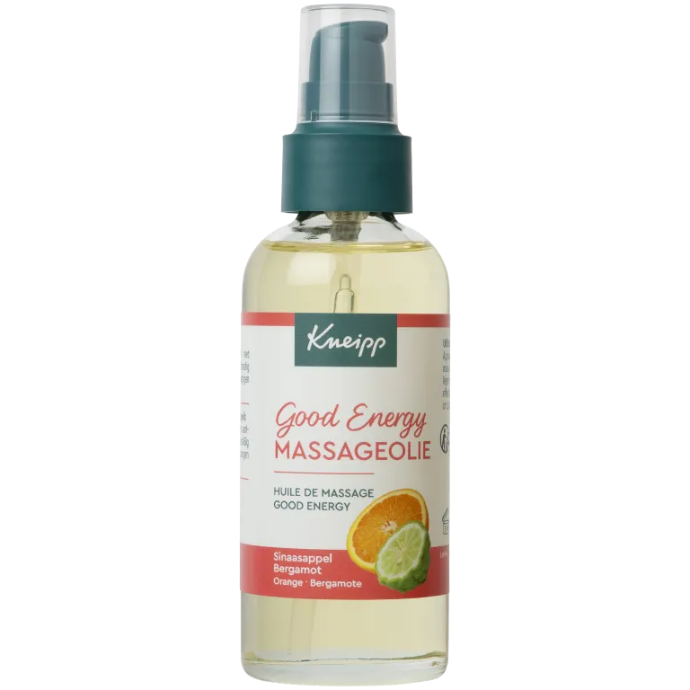 Kneipp Massageolie Good Energy met Pompje (100 ml) - image 3
