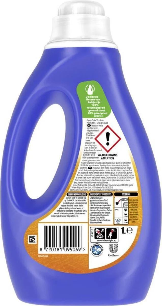 Robijn Wasmiddel Kleur (1000 ml)