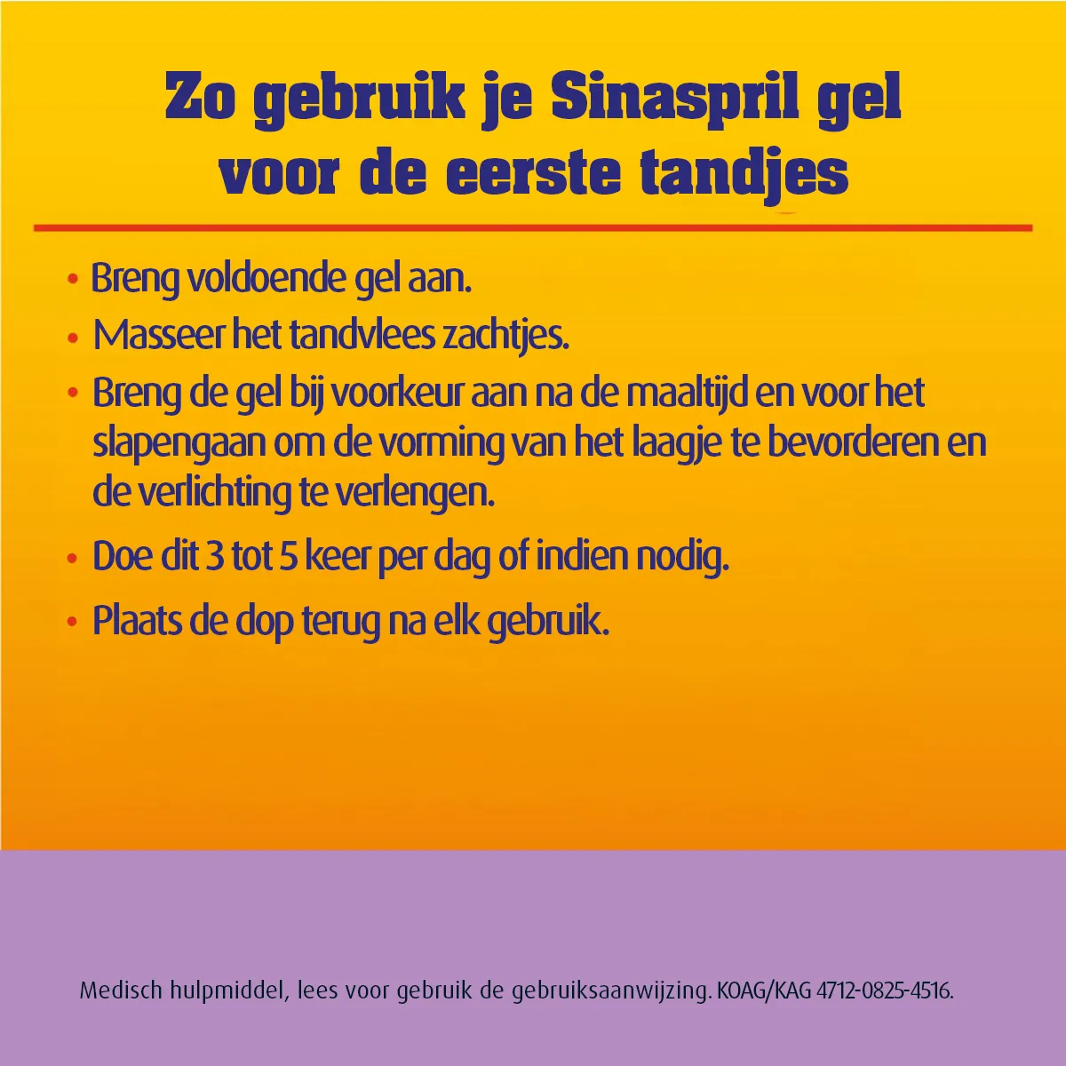 Sinaspril Gel Voor Eerste Tandjes (15  ml) - image 2