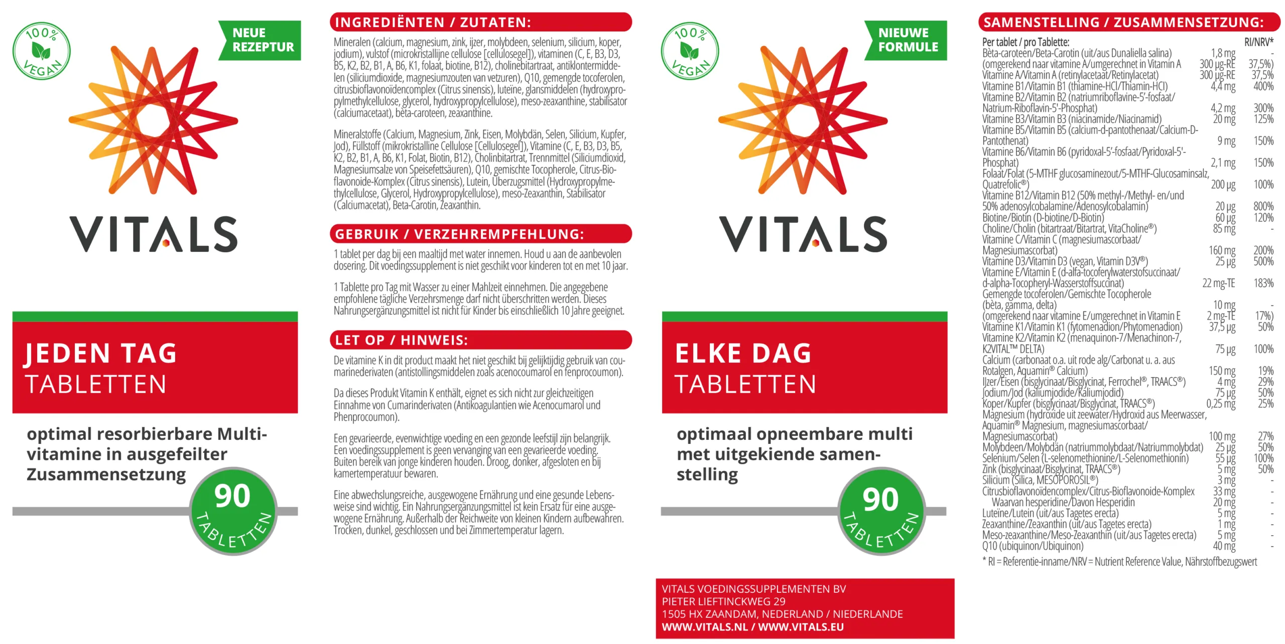 Vitals Elke Dag (90 tabletten) - image 3