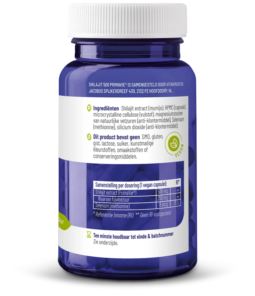 Vitakruid Shilajit 500 PrimaVie (60 capsules)