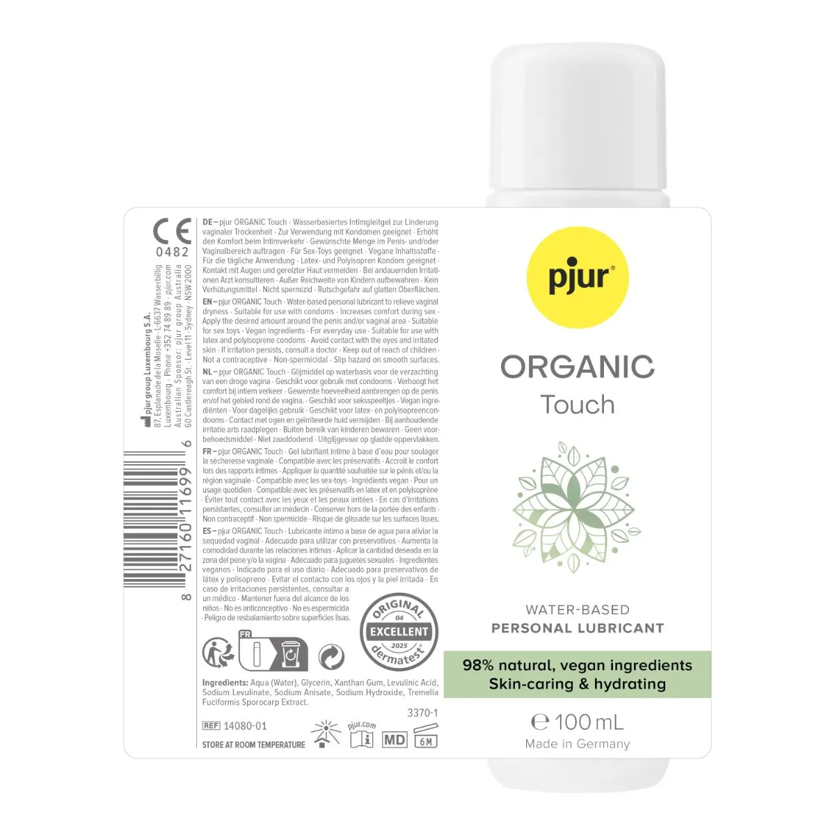 Pjur ORGANIC Touch Glijmiddel 100ml (100 ml)