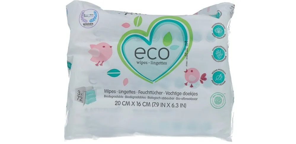 Attitude Eco Wipes Navul 3-pack (216 stuks) - image 3