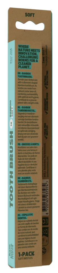 Bamboovement Bamboe Tandenborstel Zacht (1 stuk)