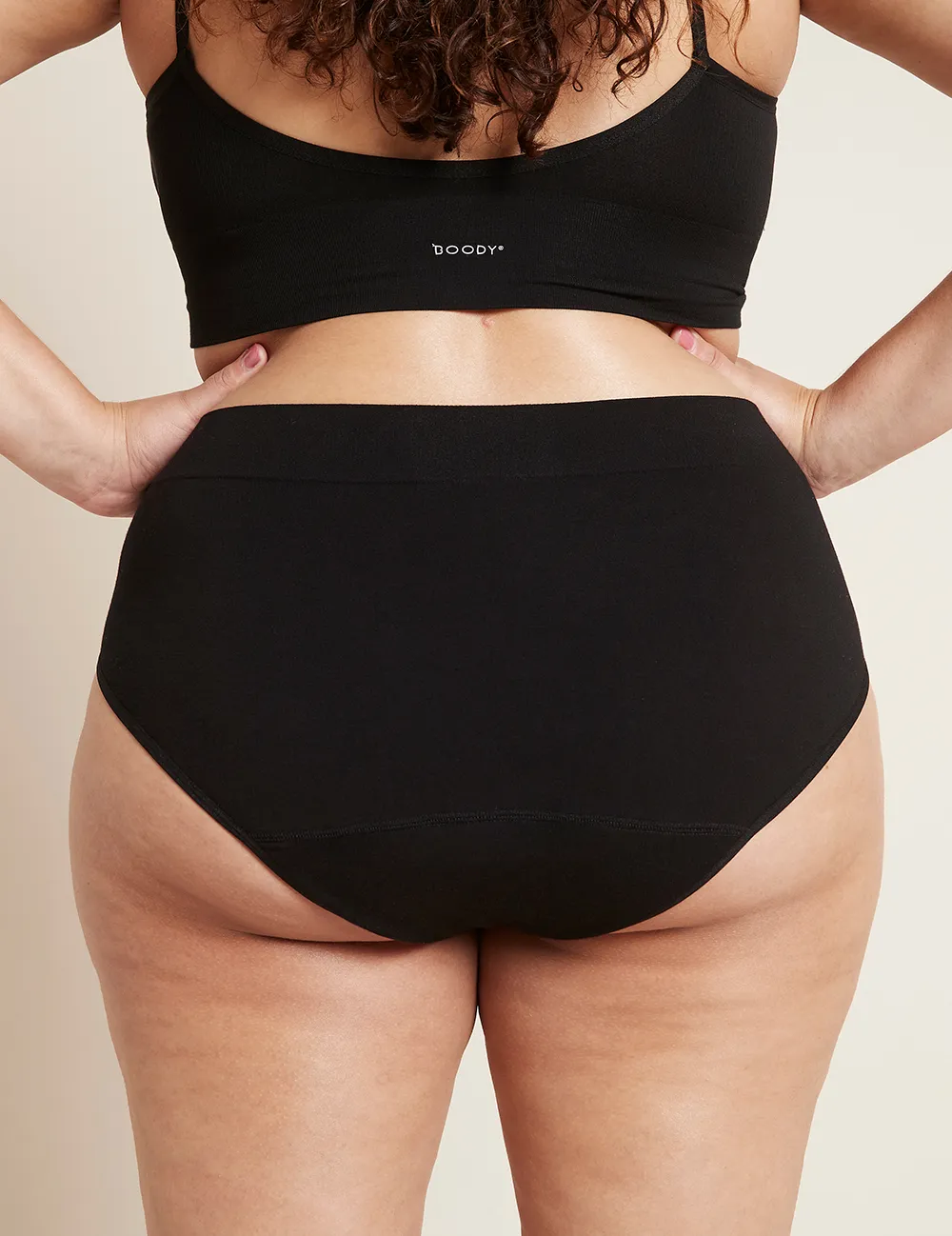 Boody Menstruatieondergoed Tailleslip Zwart Licht/normaal Maat M (1 stuk) - image 5