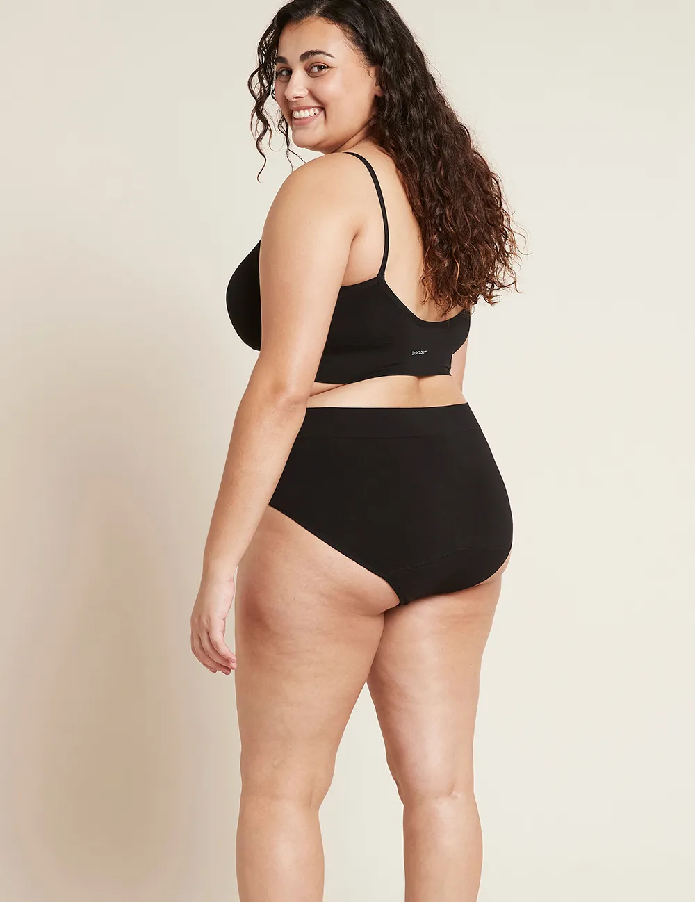 Boody Menstruatieondergoed Tailleslip Zwart Licht/normaal Maat S (1 stuk) - image 3