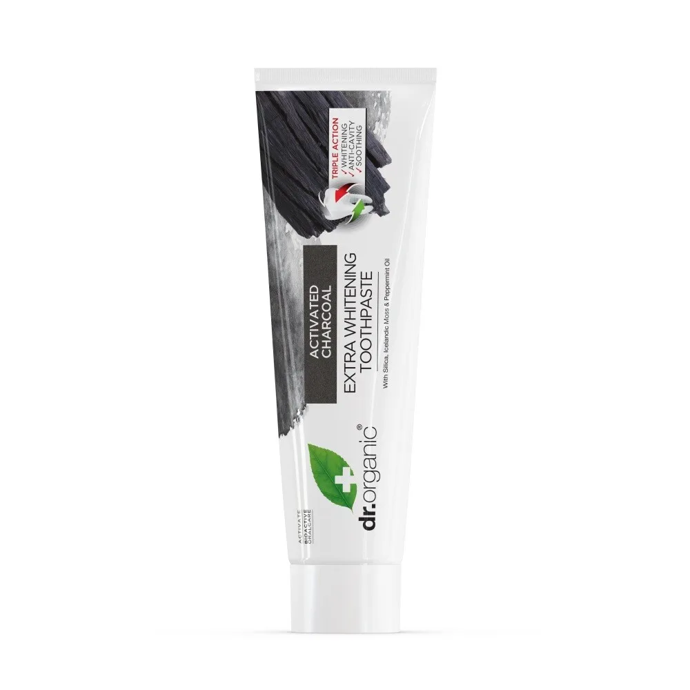 Dr Organic Activated Charcoal Extra Whitening Toothpaste (100 ml)