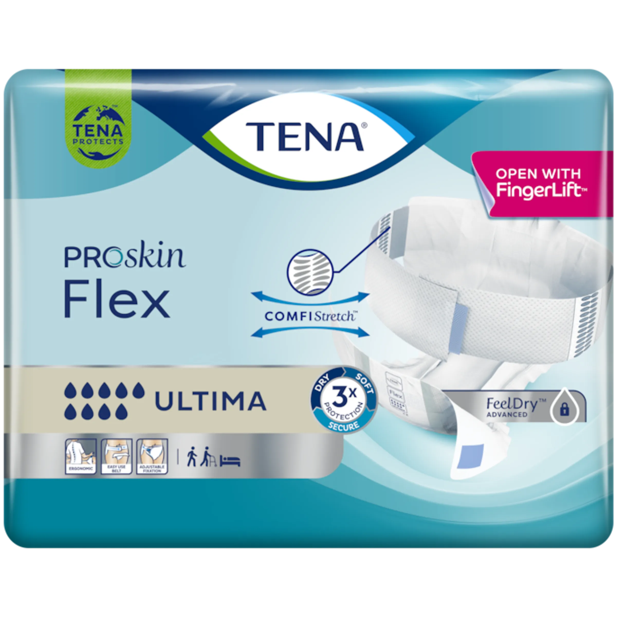 Tena Flex Ultima Proskin Large (17 stuks)