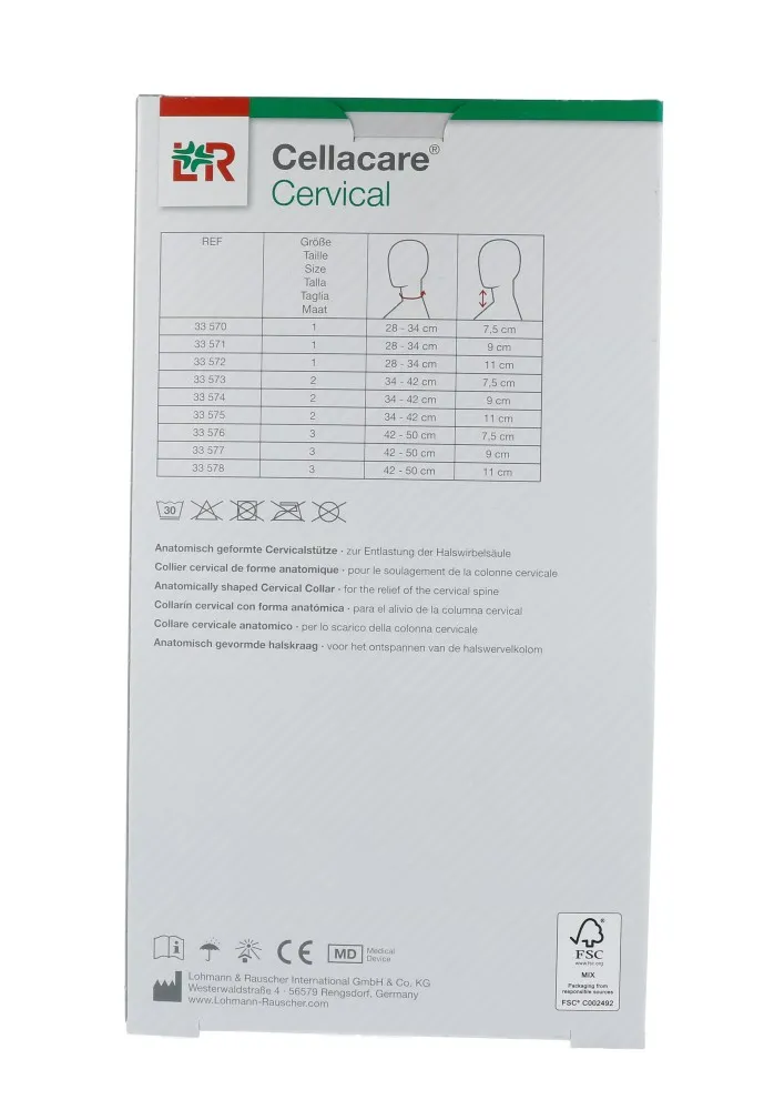 Lohmann & Rauscher Cellacare Cervical Classic Nekbrace (1 stuk) - image 3