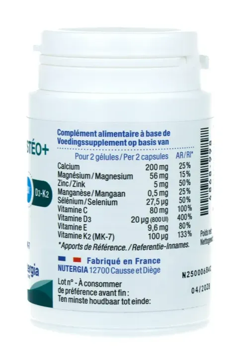 Nutergia Ergyosteo+ Capsules (60 capsules)