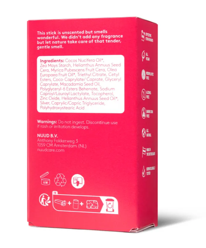 Nuud Natural Deodorant Stick (45 gr) - image 4