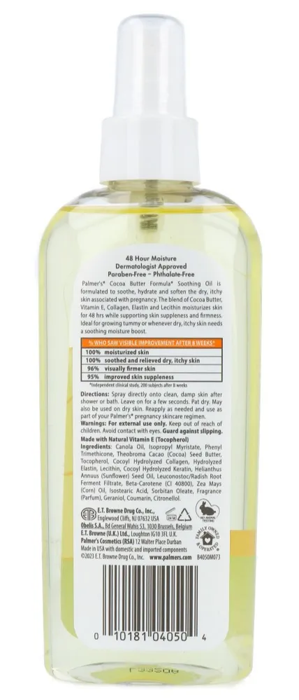 Palmers Cocoa Soothing Oil For Dry Itchy Skin (150 ml)