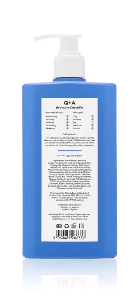Q+A Bodylotion Salycylic Acid (250 ml)