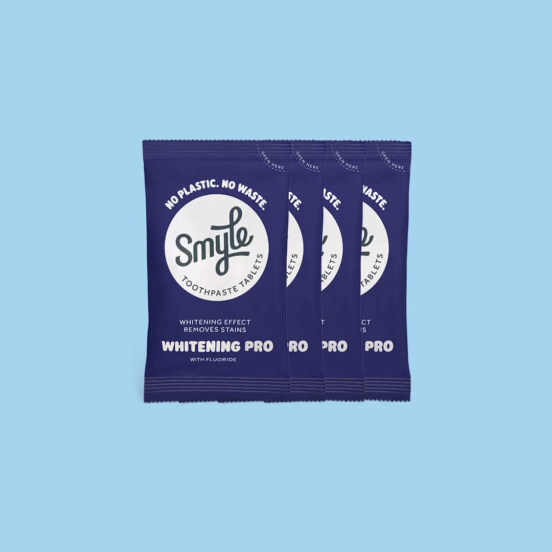 Smyle Toothpaste Tablets Whitening Pro Navulling (65 tabletten)