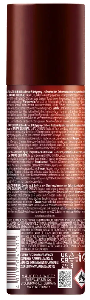 Tabac Original Deodorant & Bodyspray (200 ml)