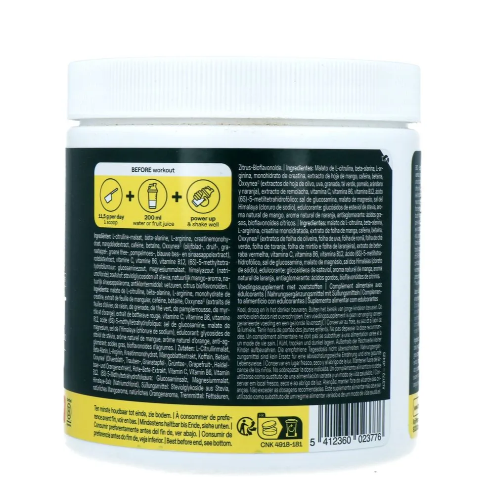 The Green Athlete Pre-workout Poeder (345 gr)