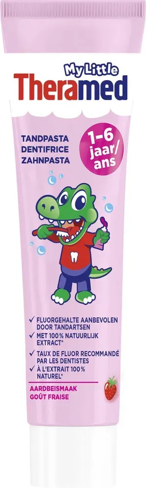 Theramed Junior Tandpasta 1-6 Jaar Aardbei (50 ml)