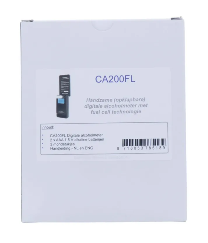 Testjezelf.nu Treebys Ca200fl Digitale Alcoholmeter (1 stuk)