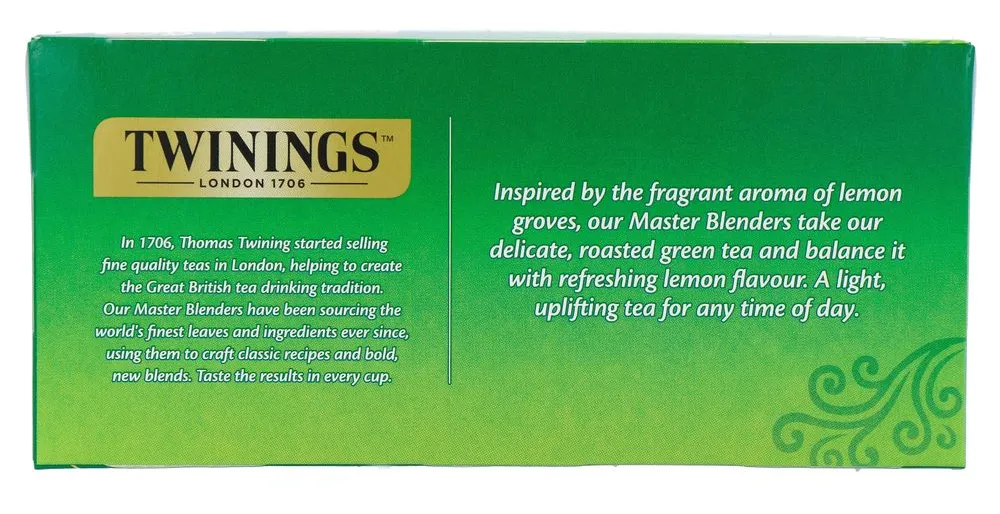 Twinings Intense Citroen Groene Thee (25 zakjes)