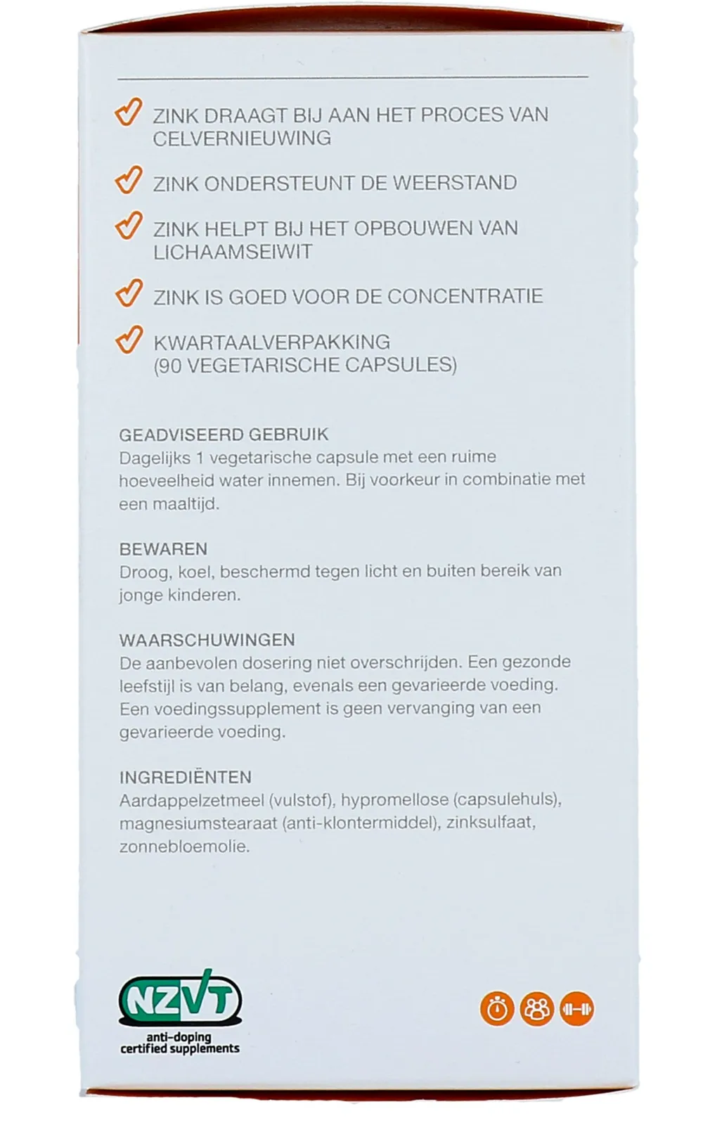 Virtuoos Zink Gold Capsules (90 capsules) - image 6